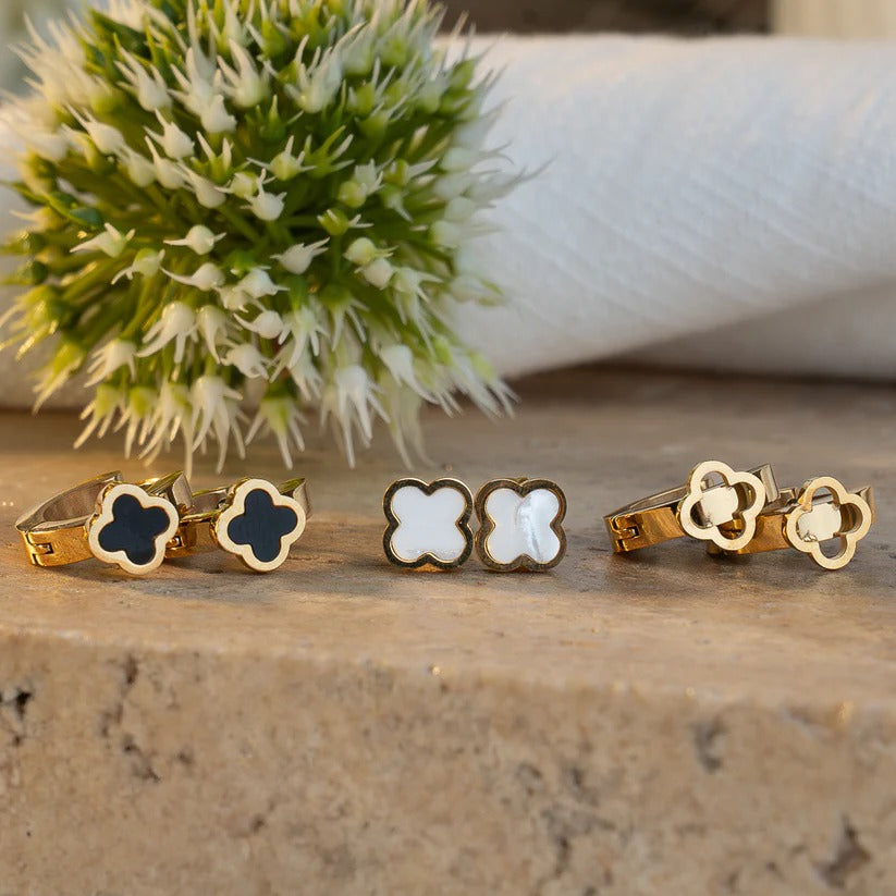 Set X3 Pares De Aretes Trilogia