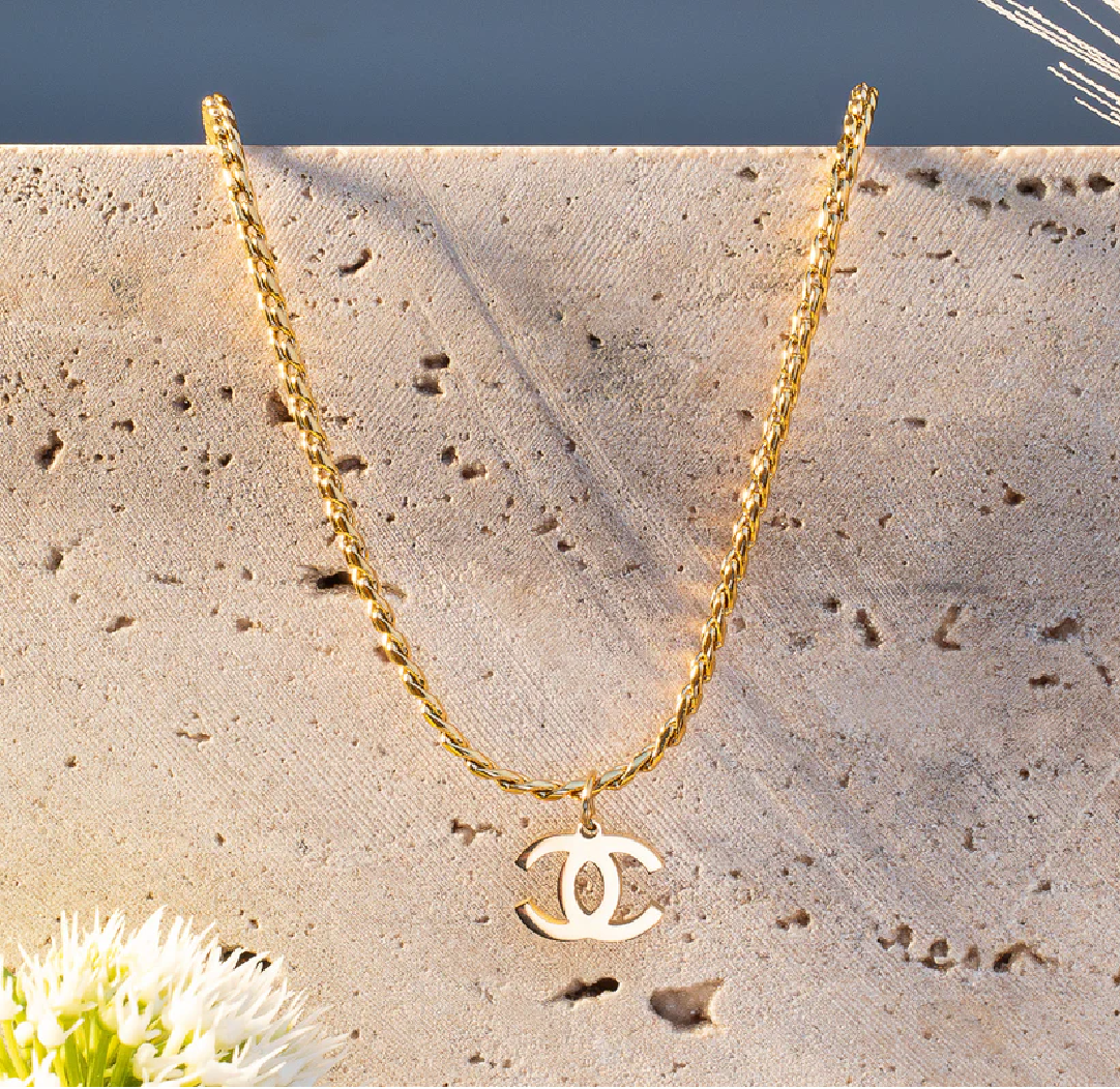 Cadena Ch Mujer Oro Laminado 18k