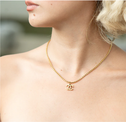 Cadena Ch Mujer Oro Laminado 18k