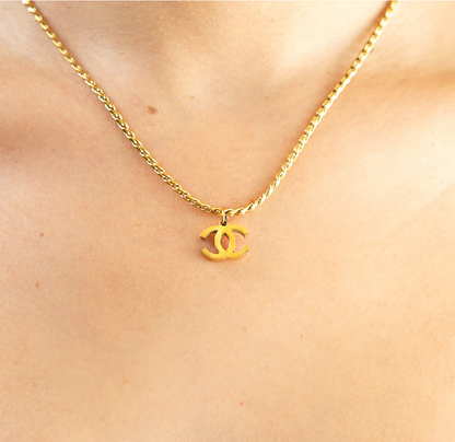 Cadena Ch Mujer Oro Laminado 18k