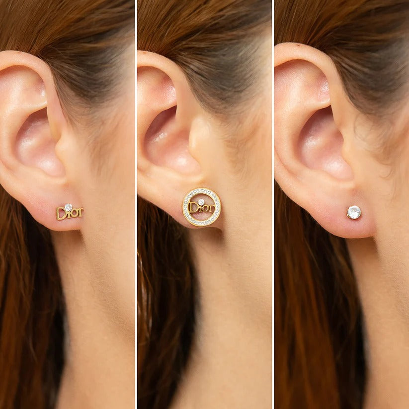 Set X3 Pares De Aretes Dr