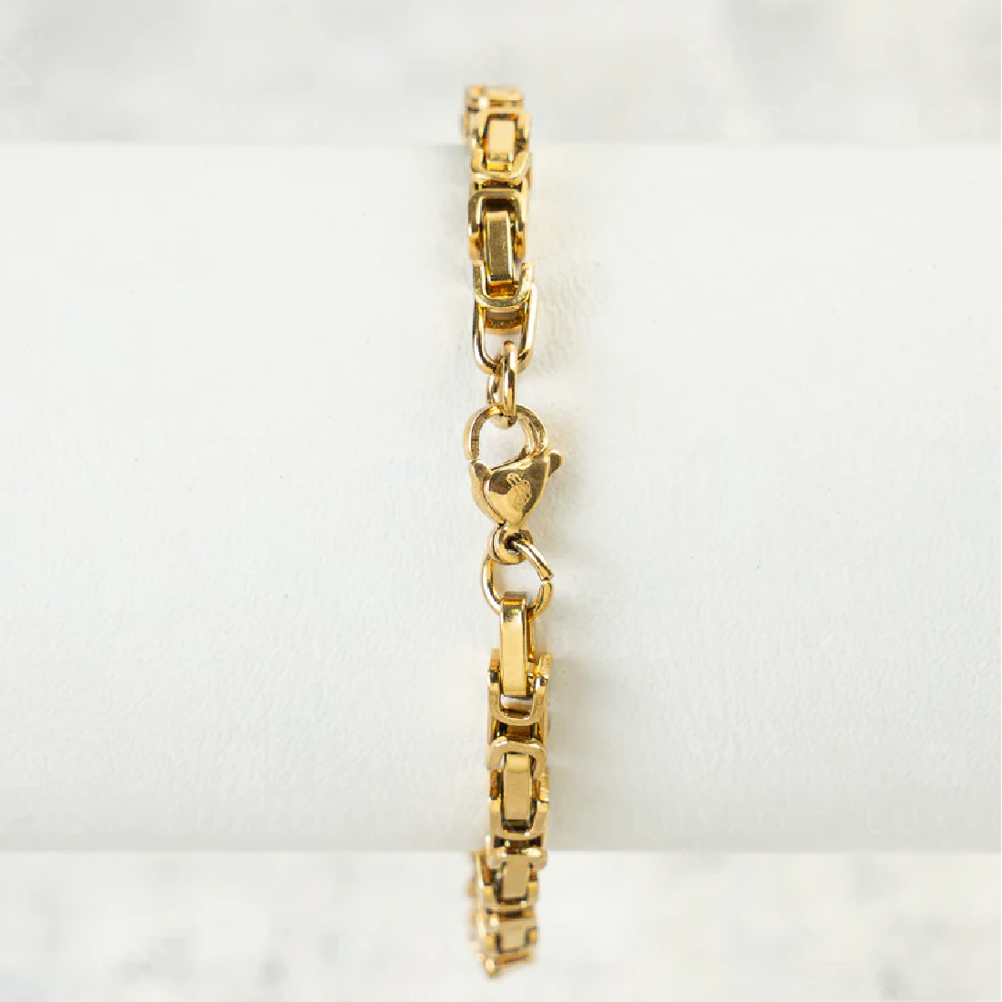 Pulsera Rustica Oro Laminado 18k