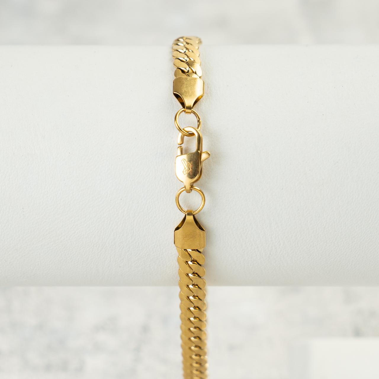 Cadena Serpiente Oro Laminado 18k