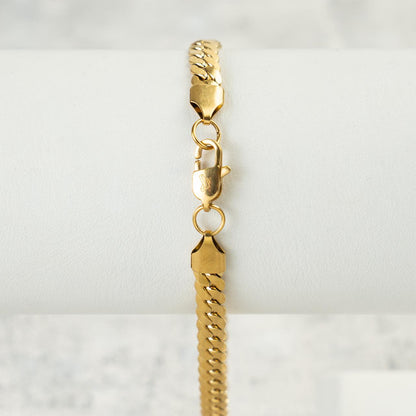 Cadena Serpiente Oro Laminado 18k