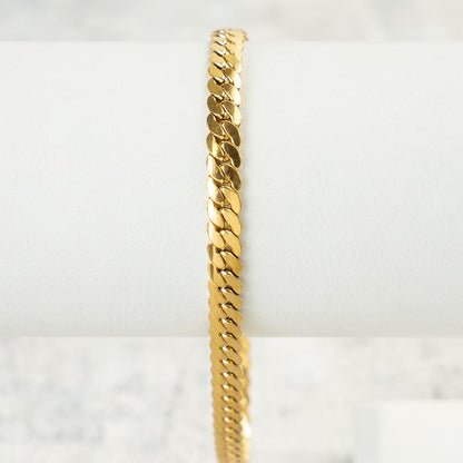 Cadena Serpiente Oro Laminado 18k